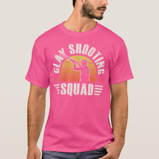 T-shirt Clay Shooting Squad Pull Trap Pigeon Shotgun Clay 