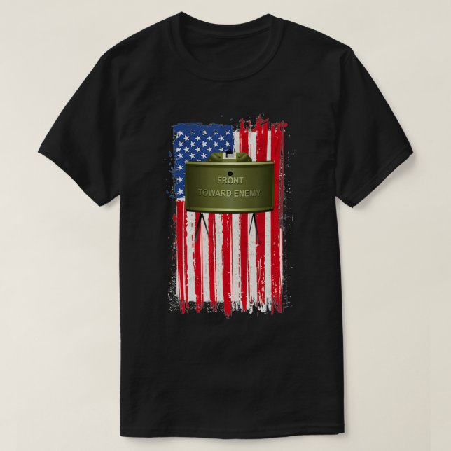 T-shirt Claymore Mine Front Towards Enemy  (Design devant)