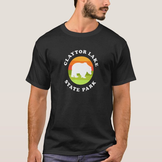 T-shirt Claytor Lake State Park Virginia Bear VA Souvenir (Devant)