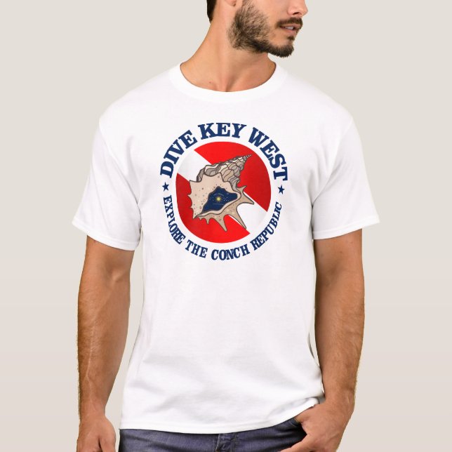 T-shirt Clé de plongée Ouest (rd) Vêtements (Devant)