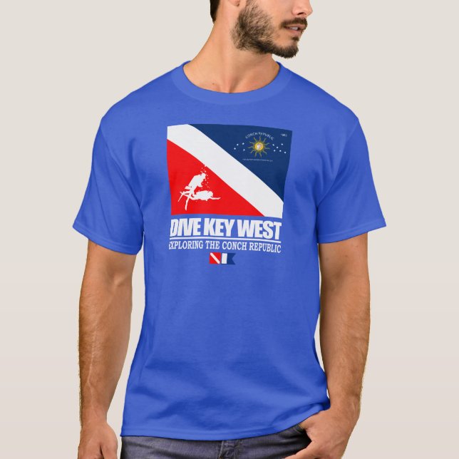 T-shirt Clé de plongée West Apparence (Devant)