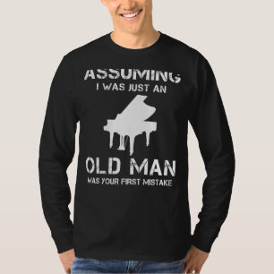 T-shirt Clé du rire : Piano Tee qui frappe humoristique C