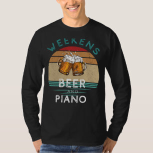 T-shirt Clé du rire ! Week-ends avec Beer et Piano Tee