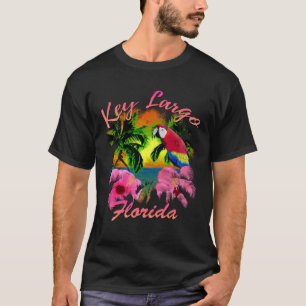 T-shirt Clé Largo Tropical Beach Sunset