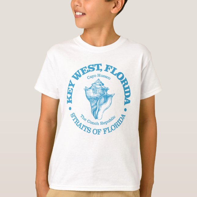 T-shirt Clé ouest (conque) (Devant)