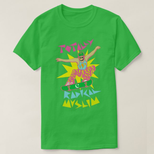 T-shirt CLÉ Totalement musulmane (Design devant)