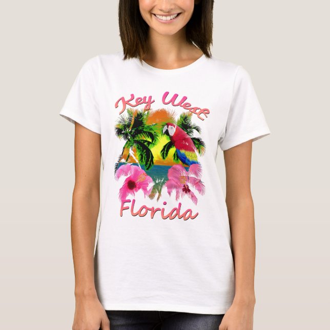 T-shirt Clé tropicale West Florida Keys (Devant)
