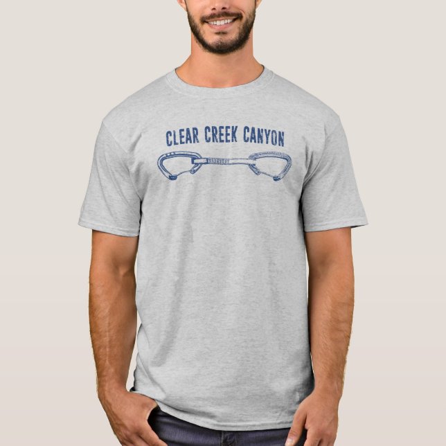 T-shirt Clear Creek Canyon Colorado Escalade (Devant)
