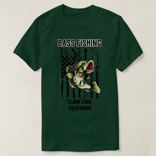 T-shirt Clear Lake Californie (Design devant)
