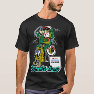T-shirt Clearwater Beach Floride Alligator Garde de vie