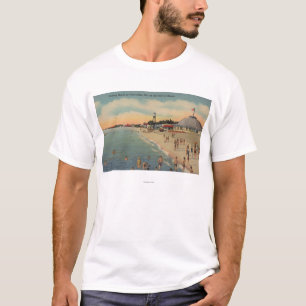 T-shirt Clearwater, FL - nageurs et Sunbathers sur la