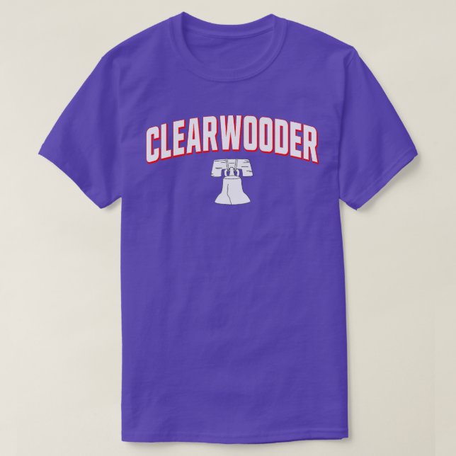 T-shirt Clearwooder Philly Funny Baseball Clearwater FL S (Design devant)