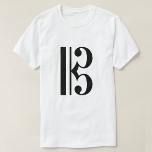T-shirt Clef d'alto/C-Clef
