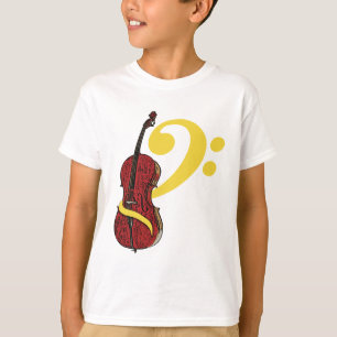 T-shirt Clef de violoncelle - bébés des enfants n