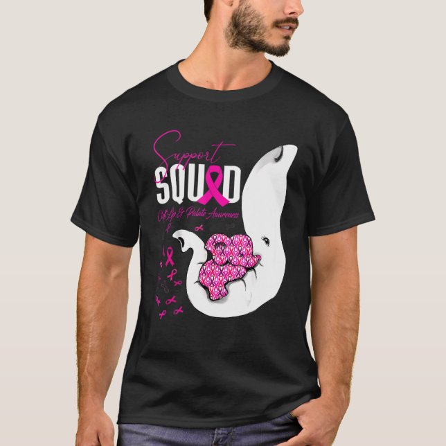 T-shirt Cleft Lip & Palate Sensibilisation Squad Elephan (Devant)