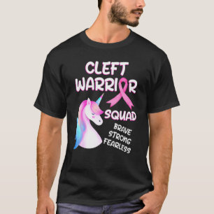 T-shirt Cleft Palate Lip Guerrier Squad forte sensibilisat