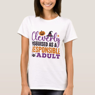T-shirt Clément déguisé en un adulte responsable