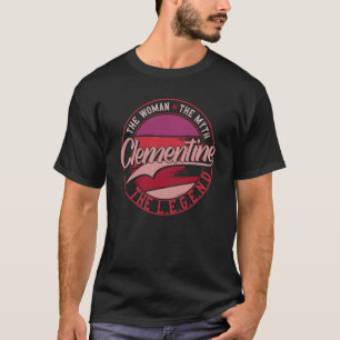 T-shirt Clémentine la Dame du Mythe la Légende
