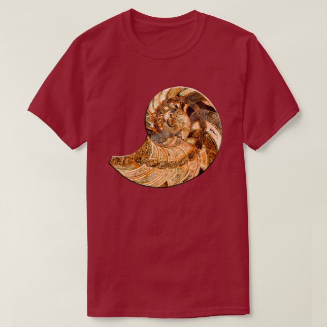 T-shirt Cleoniceras Cleon Ammonite Fossil (Design devant)