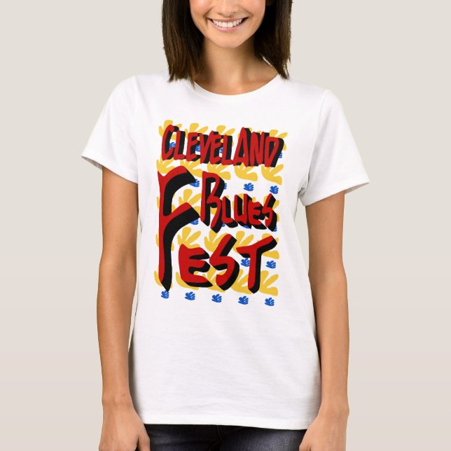 T-shirt Cleveland Blues Fest 1 (Devant)