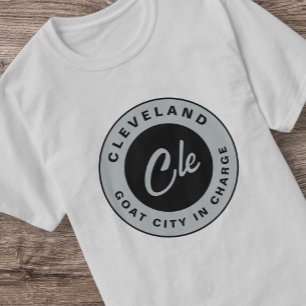 T-shirt Cleveland City Fitness Active Wear Workout Retro
