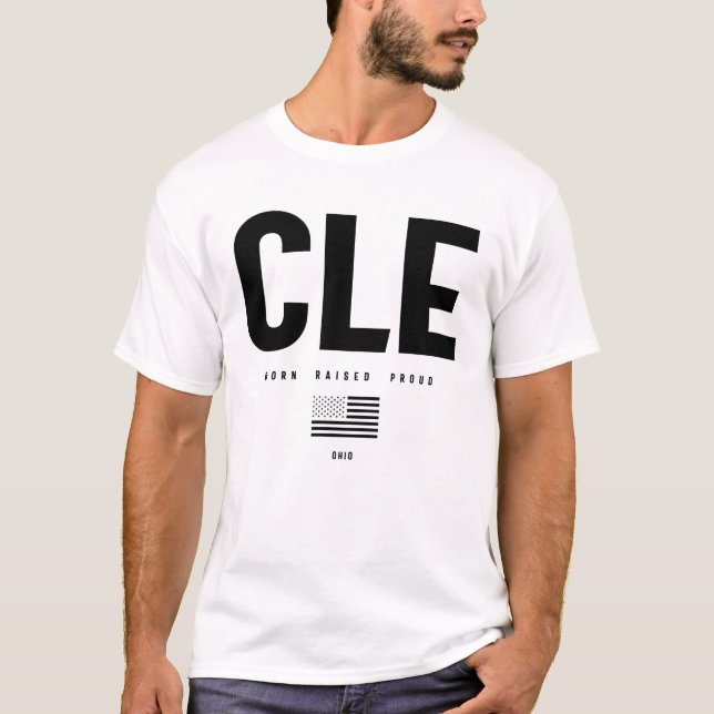 T-shirt Cleveland Love - Né Rends Fier (Devant)