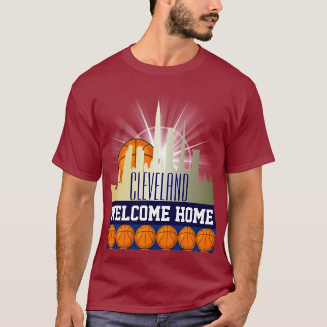 T-shirt Cleveland, Ohio - Bienvenue à la maison - srf (Devant)