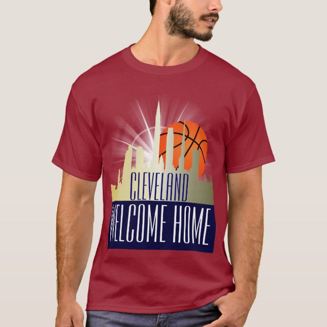 T-shirt Cleveland, Ohio - Bienvenue à la maison - srf (Devant)