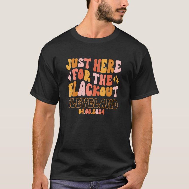 T-shirt Cleveland Ohio Juste Ici Pour La Coupure 04 08 24 (Devant)