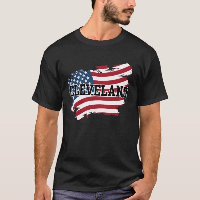 T-shirt Cleveland USA (Devant)