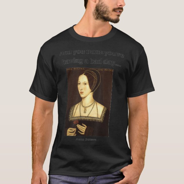 T-shirt Clever Creations Blue Uni-adults Modern Round Coll (Devant)