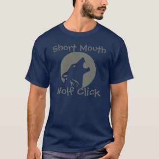 T-shirt Clic court de loup de bouche