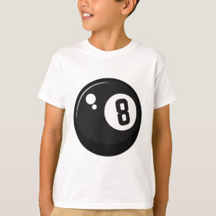 T-shirt Clic Magic 8 Huit Ll Billard Lecteur Billard Adult