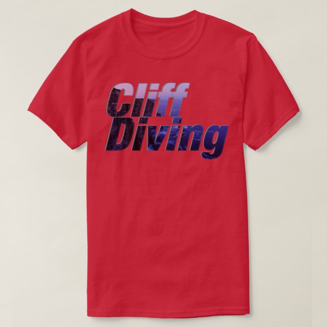 T-shirt Cliff Diving (Design devant)