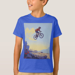 T-shirt Cliff Jumping BMXer - Conception du pilote BMX