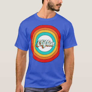T-shirt Clifton Nom Chemise Vintage Clifton Circle