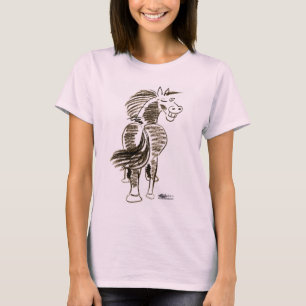 T-shirt Clignant de l'oeil à cheval la bonne chance !