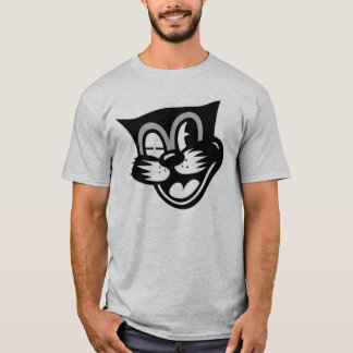 T-shirt Cligner de l'oeil le chat noir