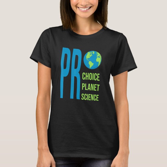 T-shirt Clim Jour des terres De l'environnement Pro Choice (Devant)