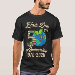 T-shirt Climat du 50e anniversaire du Jour de l'terre Vint