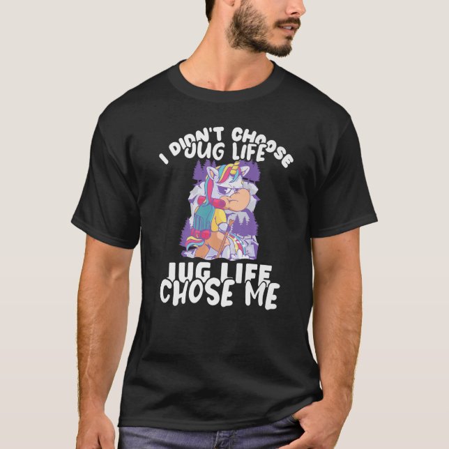 T-shirt Climber Rock Escalade Jug Life m'a choisi Boulderi (Devant)