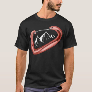 T-shirt Climbing Secure Mountain Mousqueton Sport Camping
