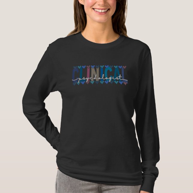 T-shirt Clinical Psychologist Psychology (Devant)