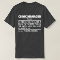 Clinique Manager Noun Hospital Admin Sarcastic Cit