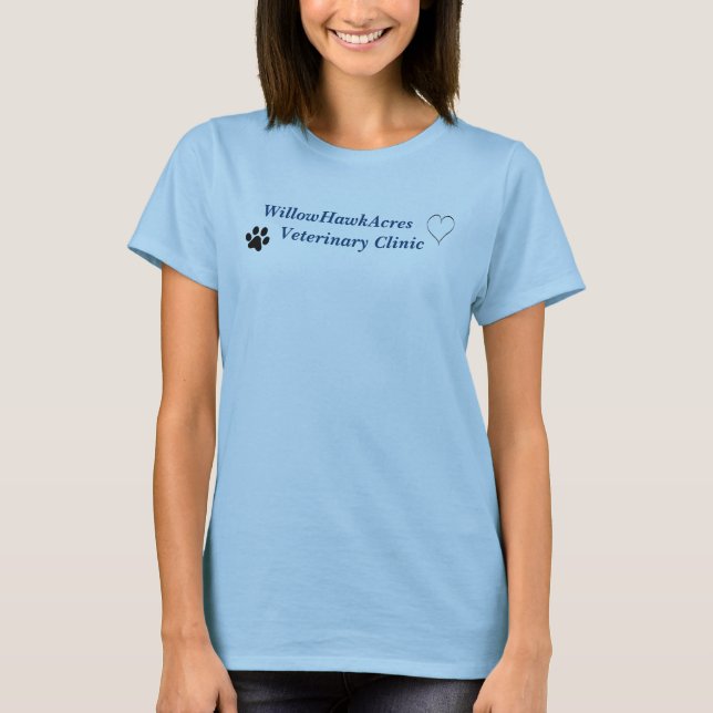 T-shirt Clinique vétérinaire personnalisable (Devant)
