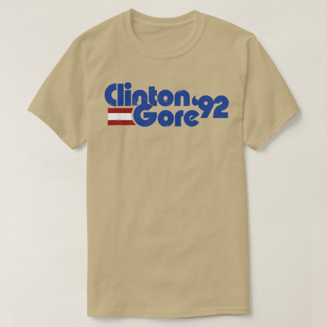 T-shirt Clinton Gore 1992 (Design devant)