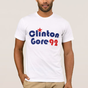 T-shirt Clinton Gore 92 Démocrate Rétro