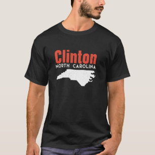 T-shirt Clinton North Carolina USA State America Travel
