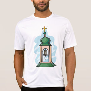 T-shirt Clocher de l'église orthodoxe rustique