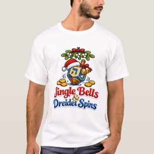 T-shirt Cloches à grelots & Tops de Hanoukka Christmukkah